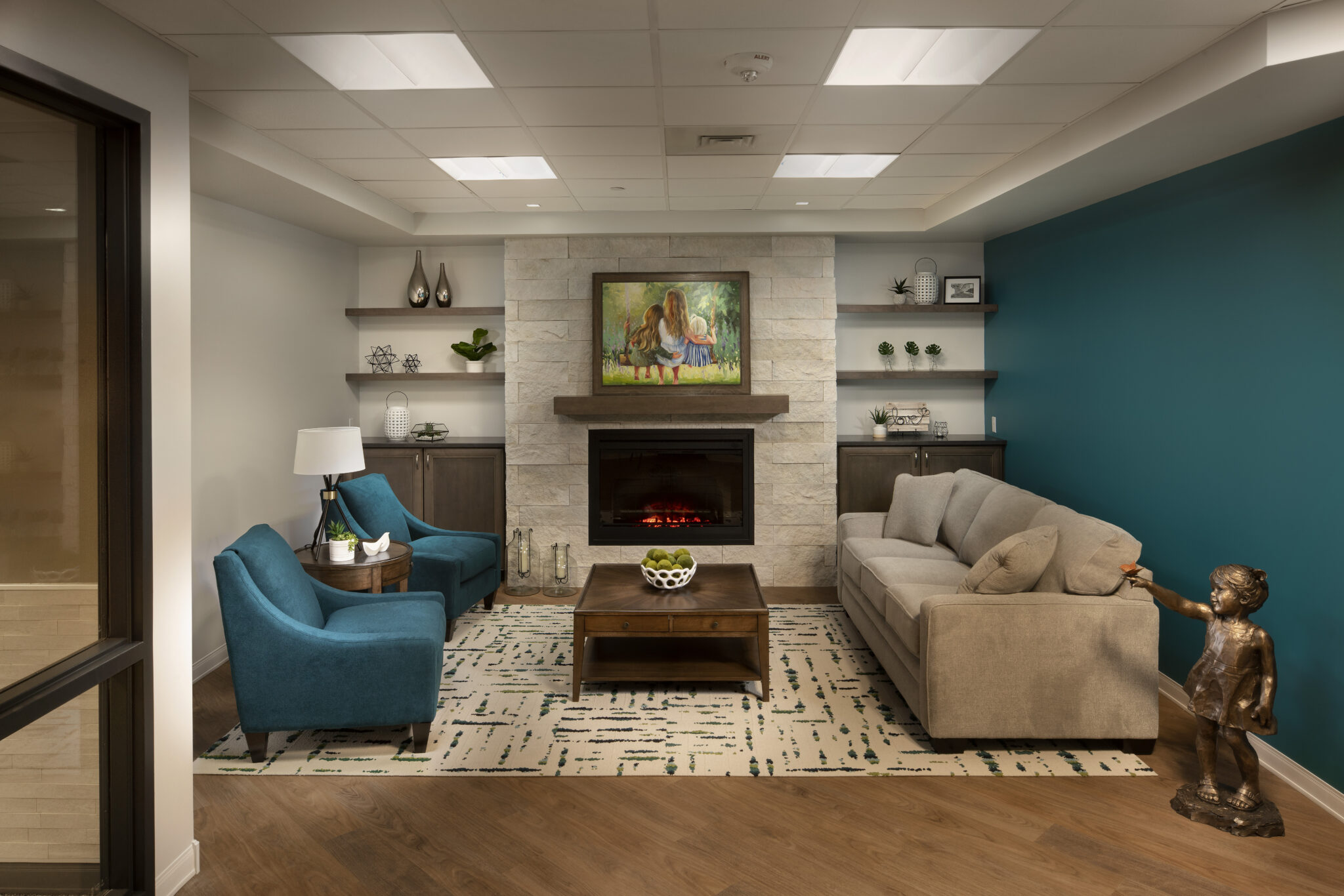 Ronald McDonald House Wichita Sitting Room