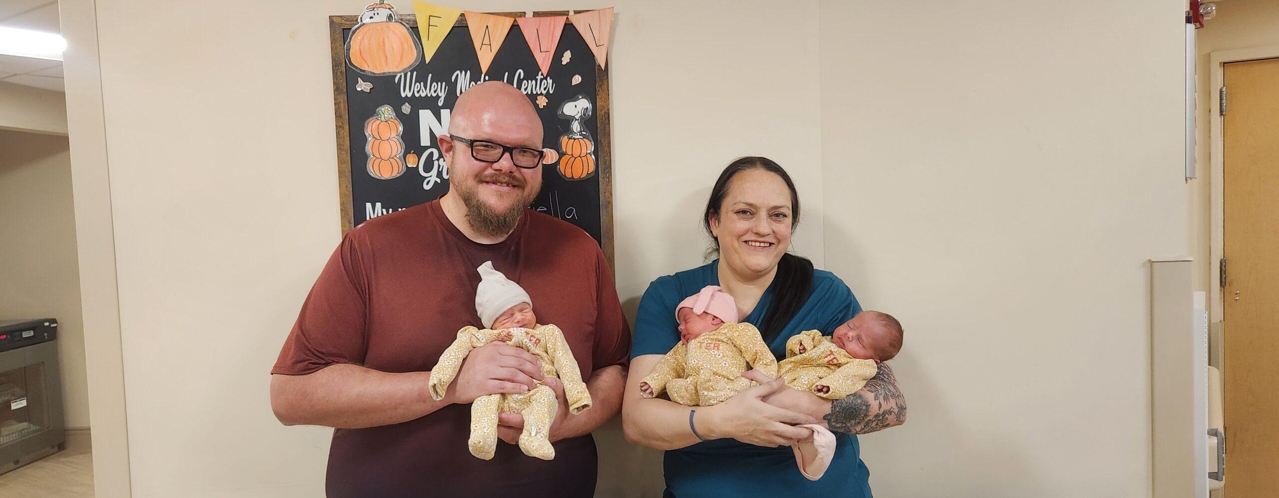 Stritt family - triplets